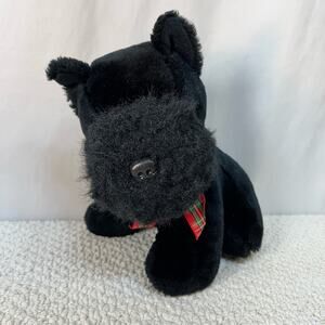 Vintage Scottie Scottish Terrier Puppy Dog Plush Stuffed Animal READ Beta Toy 9"